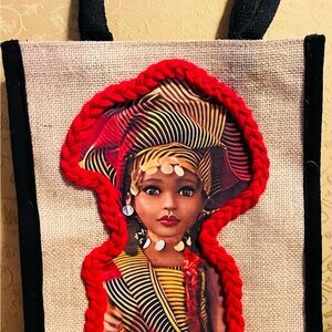 Colorful African Art Tote Bag